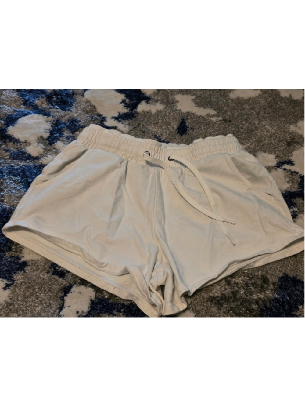 Crane White Athletic Shorts Size L